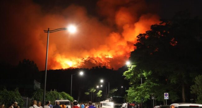 vesuvio in fiamme
